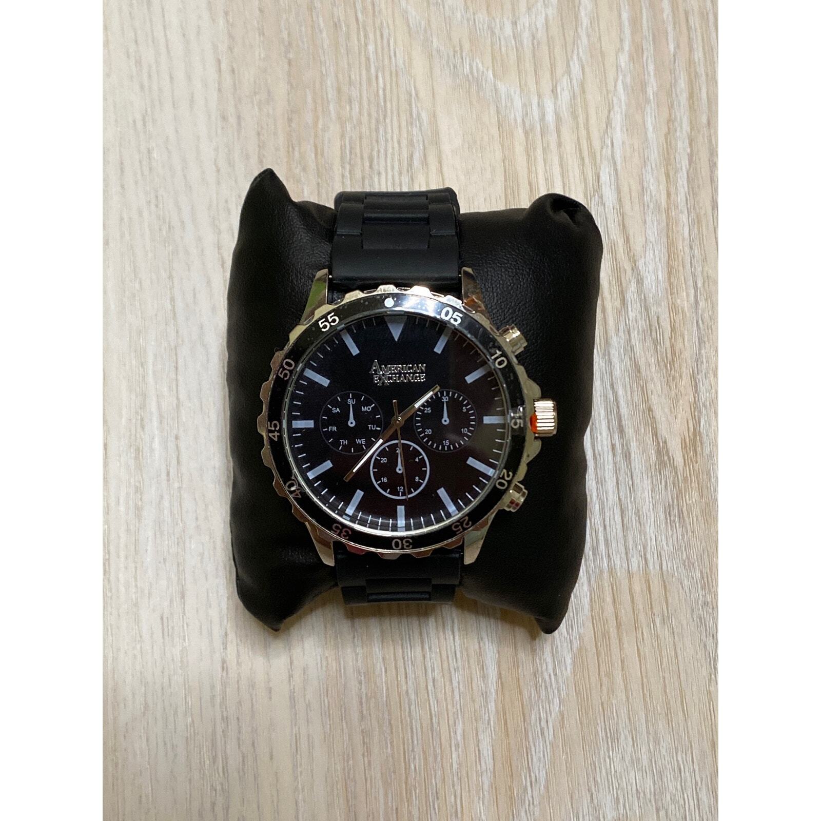American Exchange American Exchange Men’s Quartz Shiny Gunmetal Set