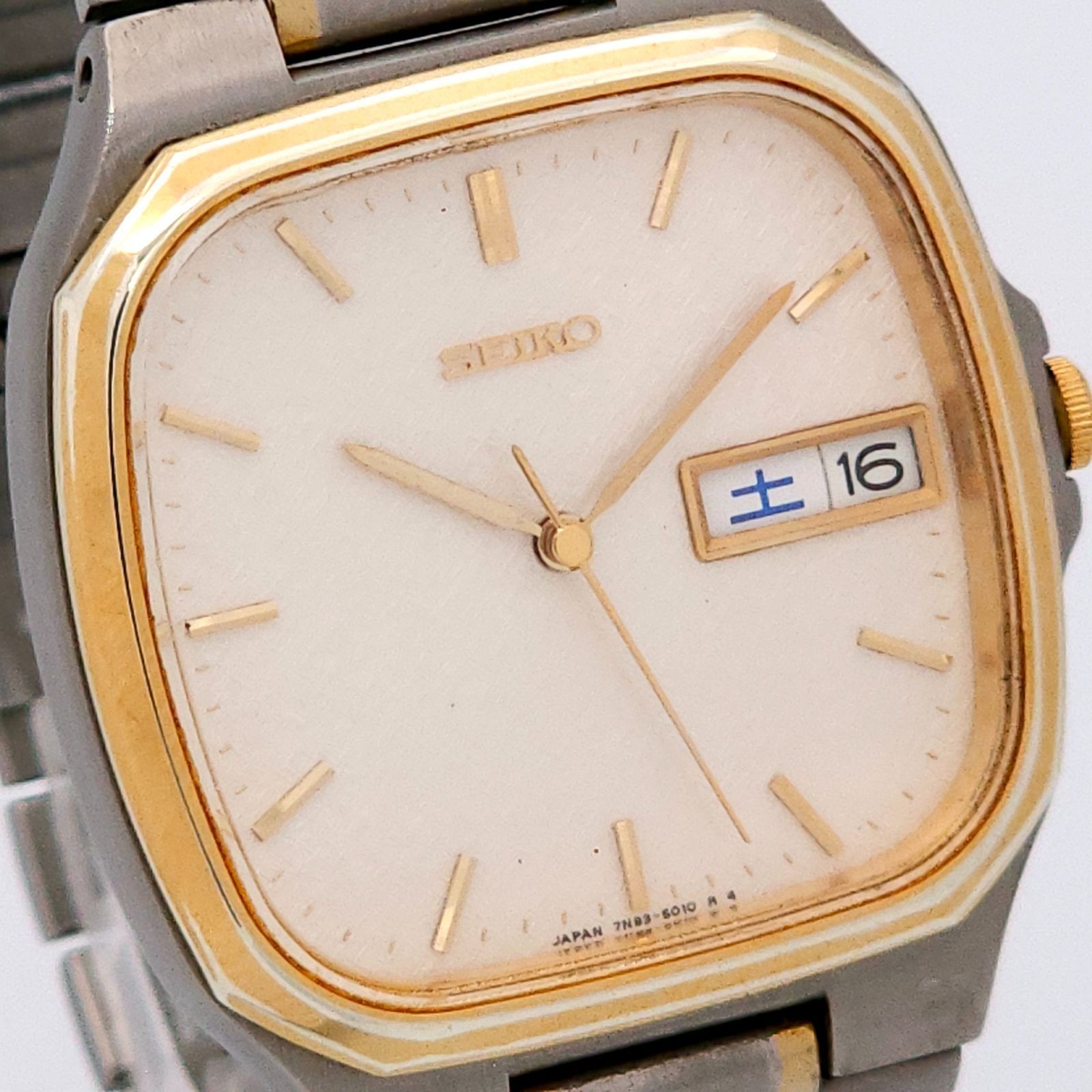 SEIKO 7N93-5010 Quartz Titanium Wristwatch wrist 16.5cm/6.5in