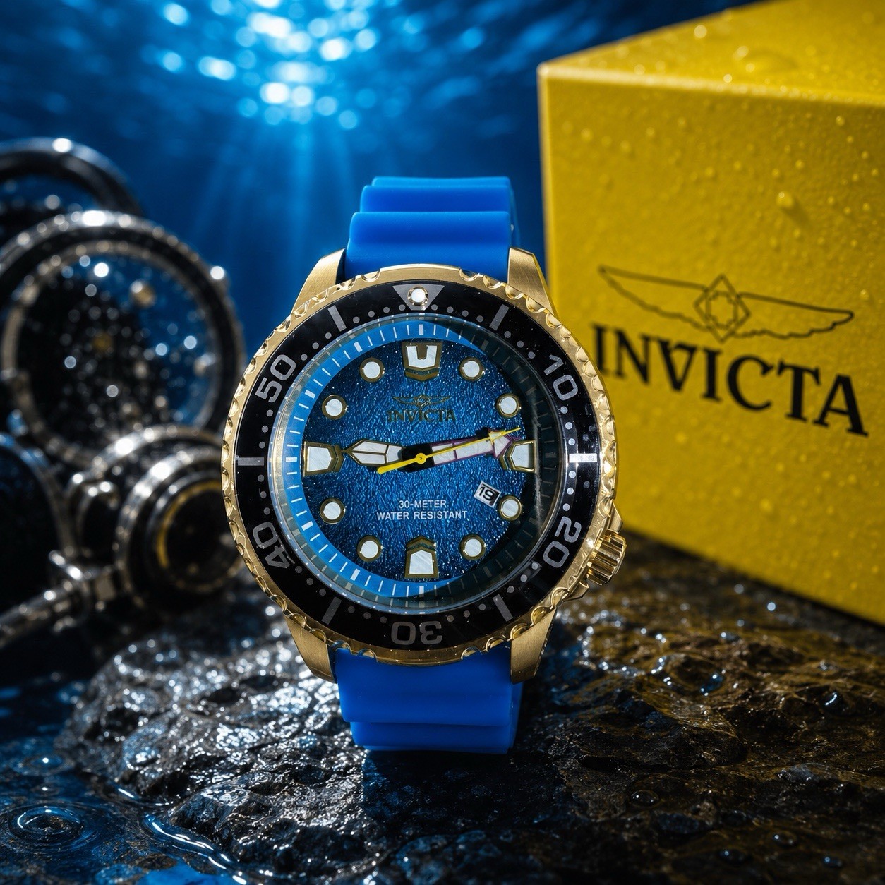 Invicta Pro Diver Abyss Men’s Watch – 48mm. Light Blue (49548)