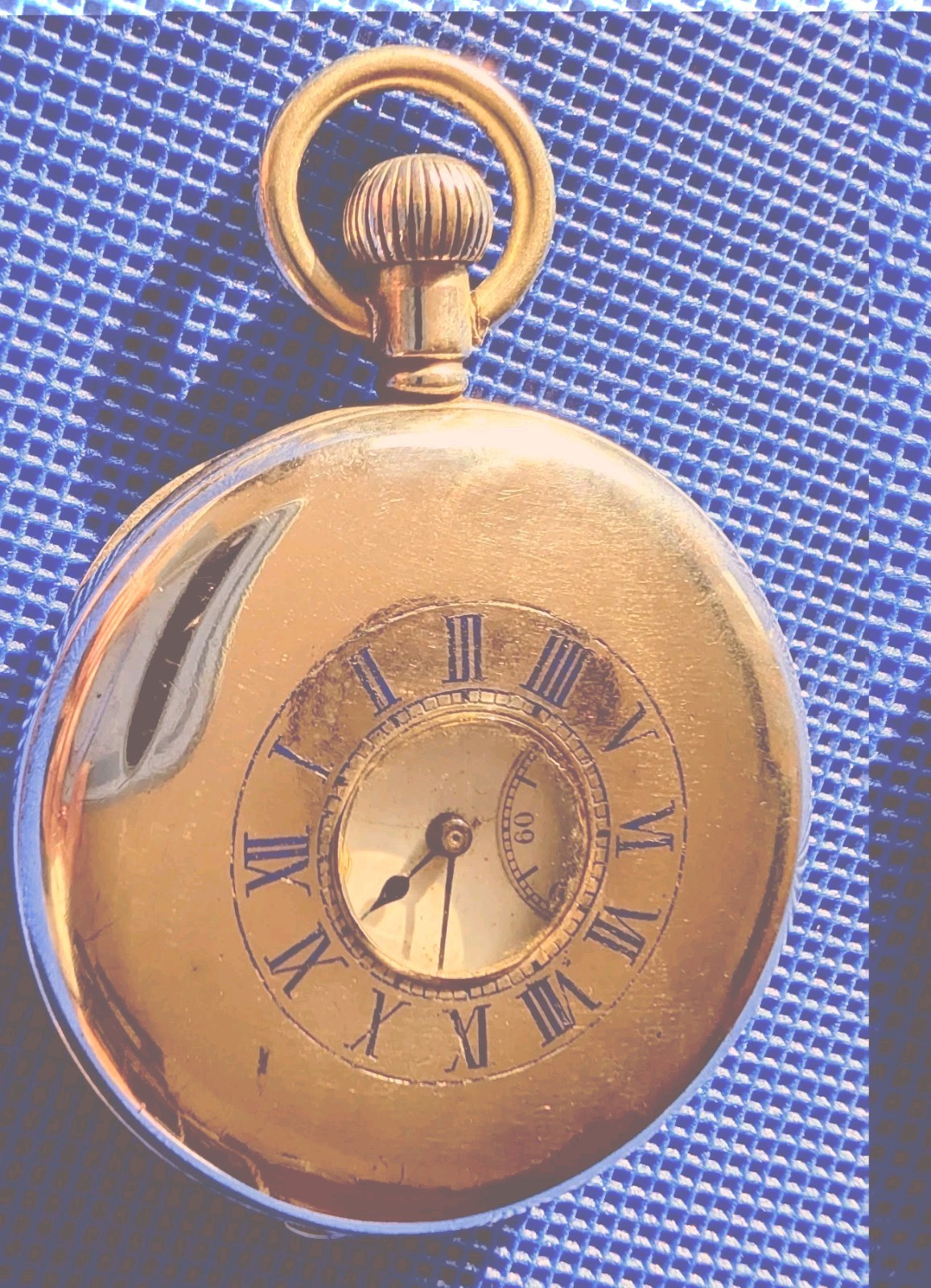 1916 Silver Waltham Half Hunter 17j WW1 14s Dennison Pocket Watch Spare Repairs