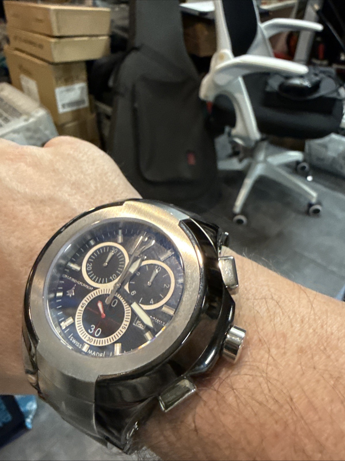 CHASE DURER MISSILE COMMAND LE/500 CHRONOGRAPH MEN’S WATCH 235-08-6