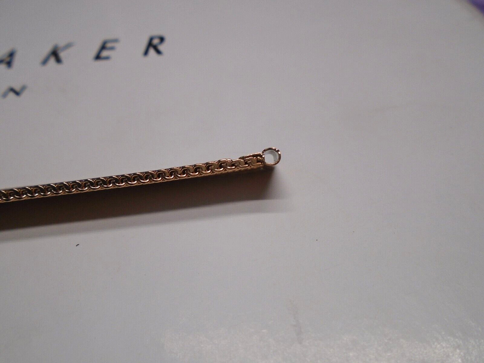GENUINE TED BAKER ROSE GOLD STAINLESS STEEL MESH WATCH STRAP 17cm X 10mm WIDE