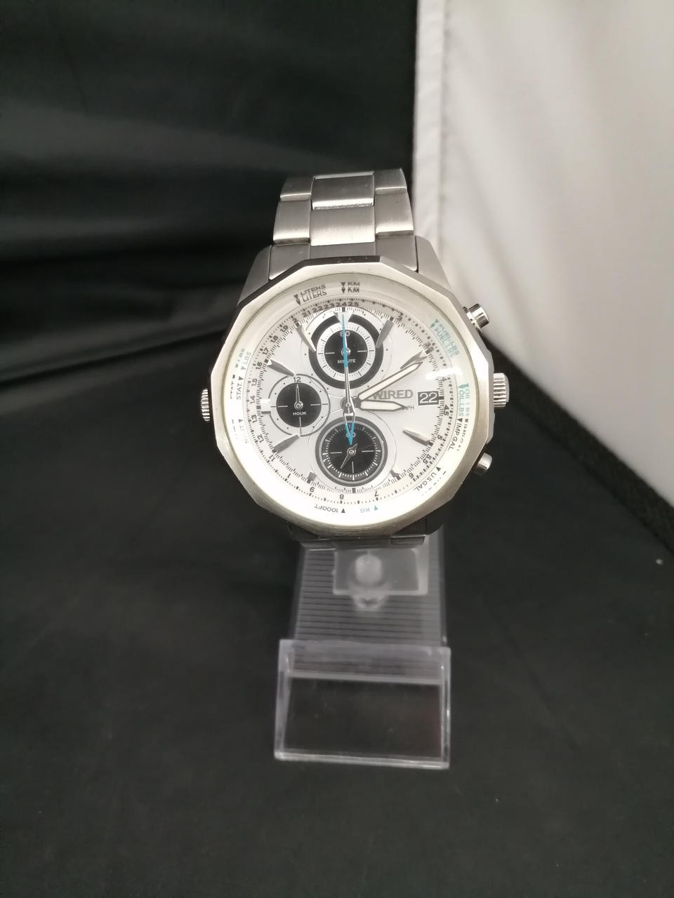 Wired VK67-K090 Quartz Wristwatch Stainless Steel