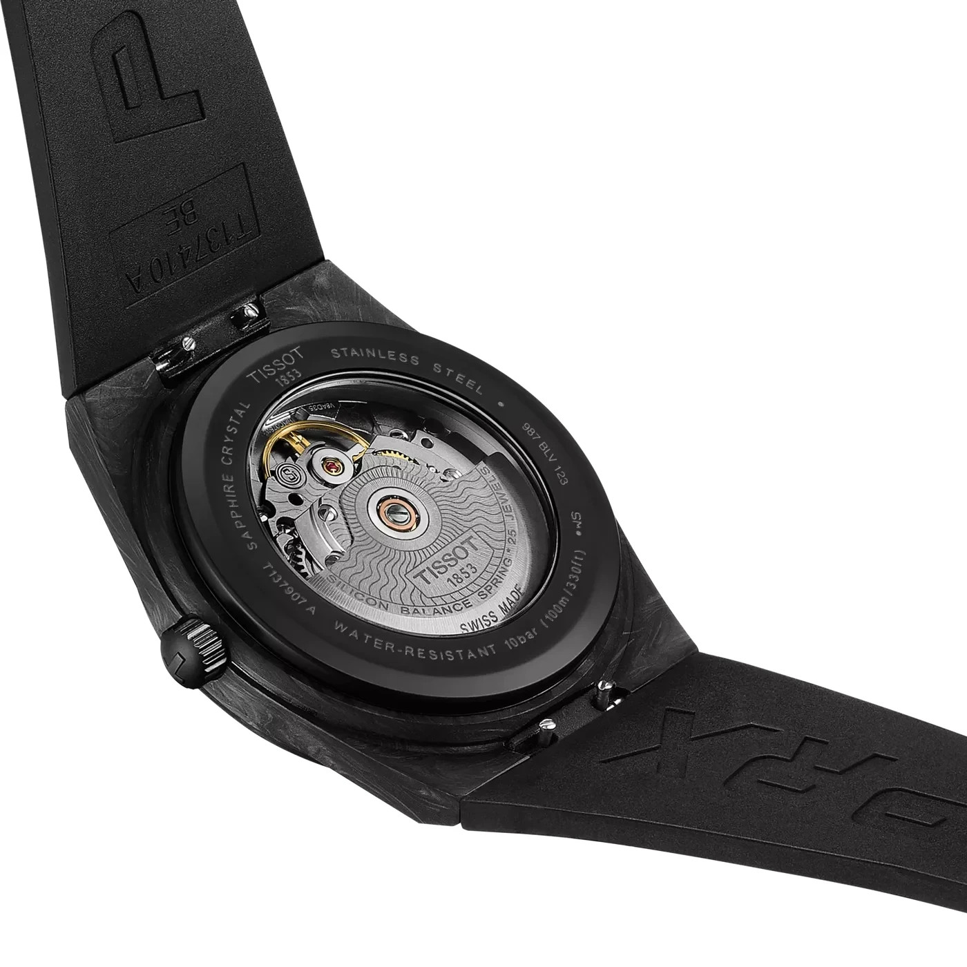 Tissot PRX Powermatic 80 Carbon Fiber Automatic Men’s Watch – T137.907.97.201.00
