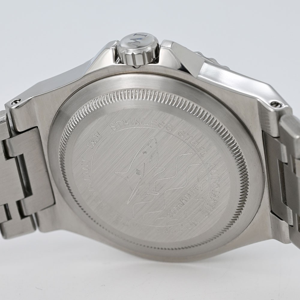 I＆W Carnival IW726-2 IW726 Silver Automatic Analog Black Silver