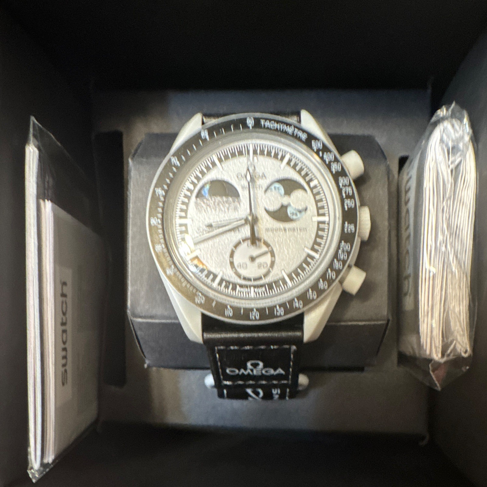New Moonswatch Mission To Earthphase Black Gray-US