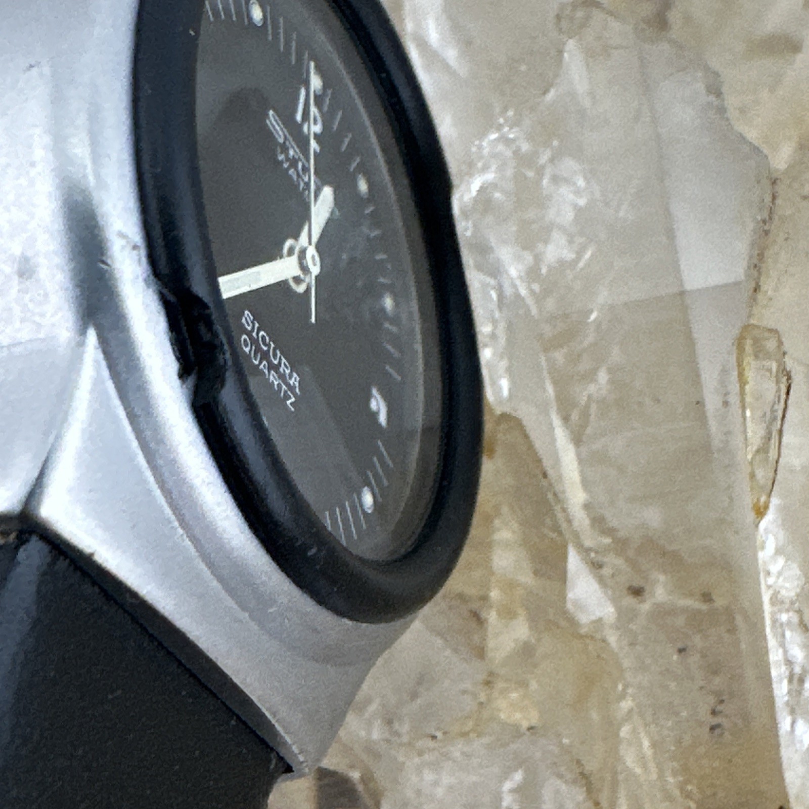 Sicura Stunt With Original Bracelet For Parts Or Restore Chipped Bezel