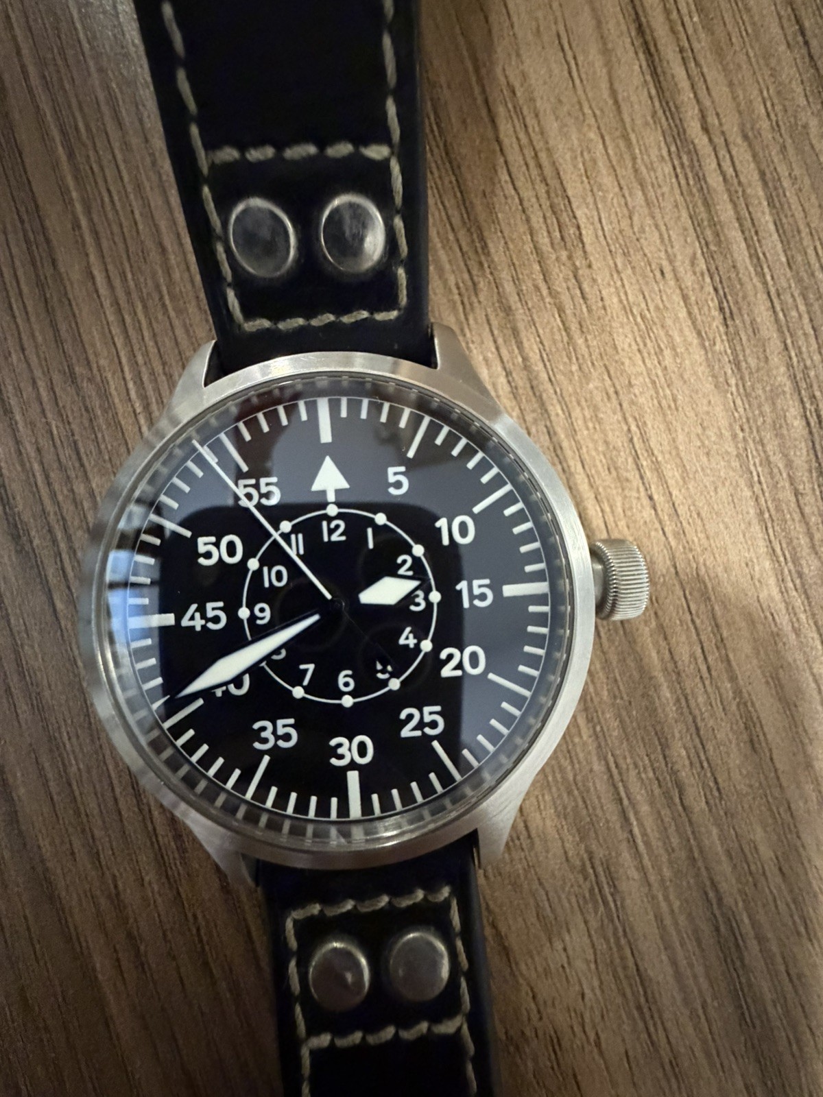 Steinhart Nav B-Uhr 47 Automatic B-Type ETA 2824-2 Swiss Pilot Watch