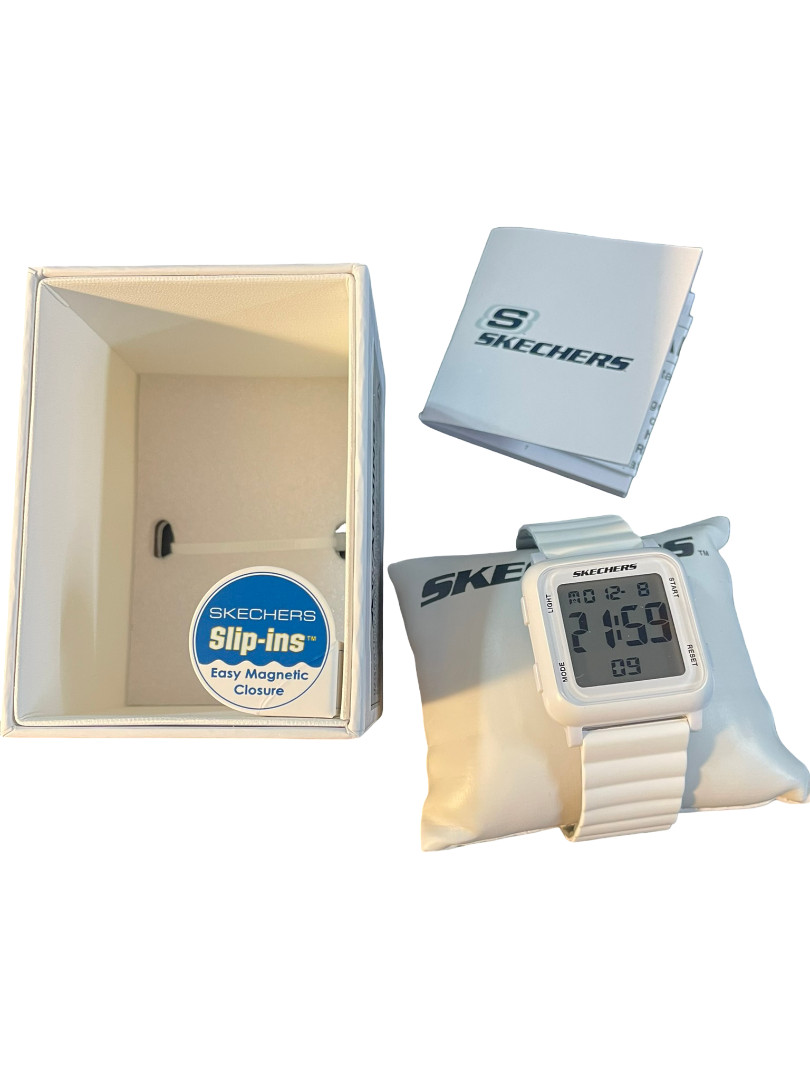 Skechers Women’s Beckworth Slip-ins Magnetic Strap digital watch