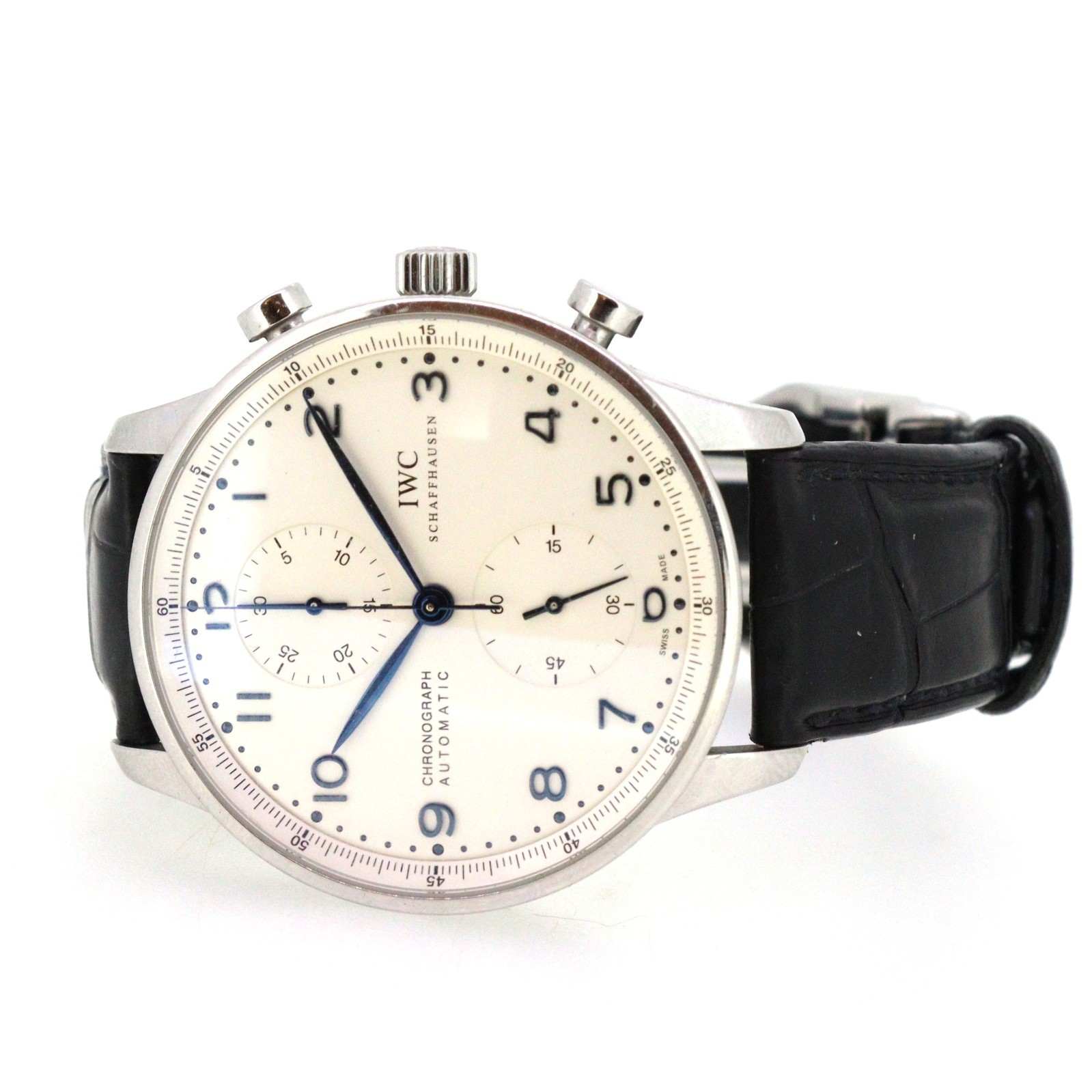 IWC Schaffhausen Portugieser 41mm chronograph IW371446 with papers + warranty