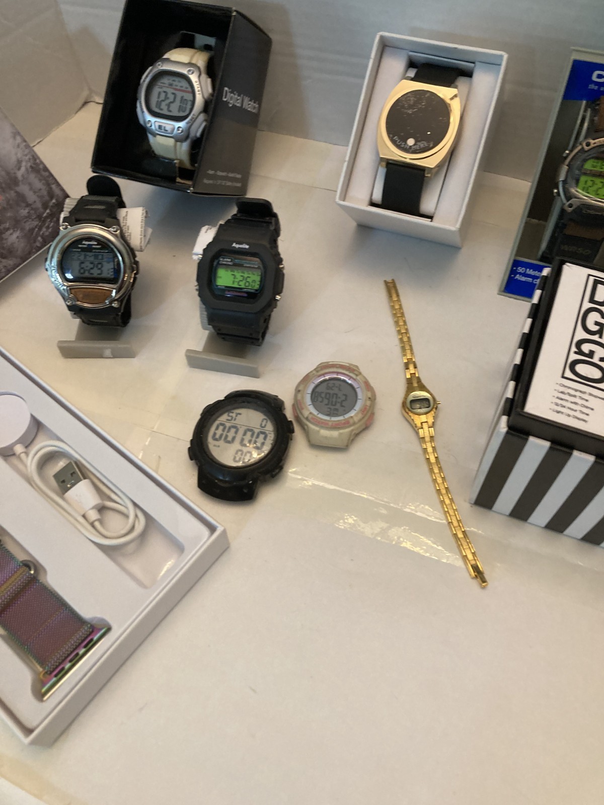 digital watch bundle,mixed and working