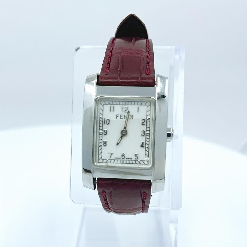 FENDI orologi 7000L Womens Quartz Watch White Dial Aftermarket Band Working