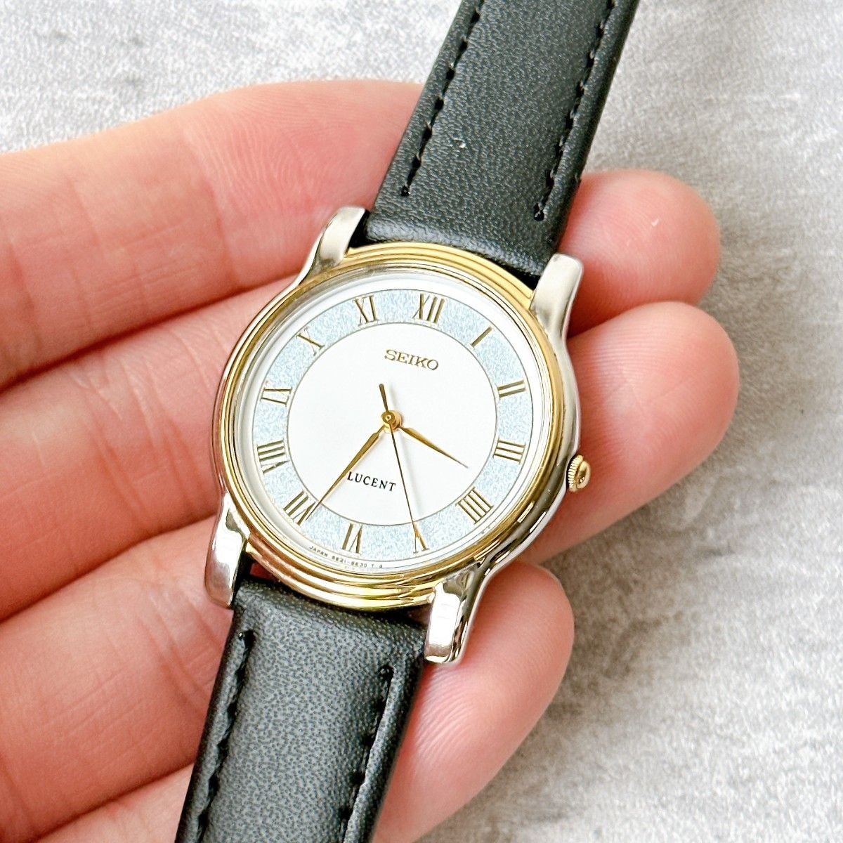 SEIKO LUCENT 5E21 6E00 Seiko Lucent Combination Case Quartz Men’s Watch