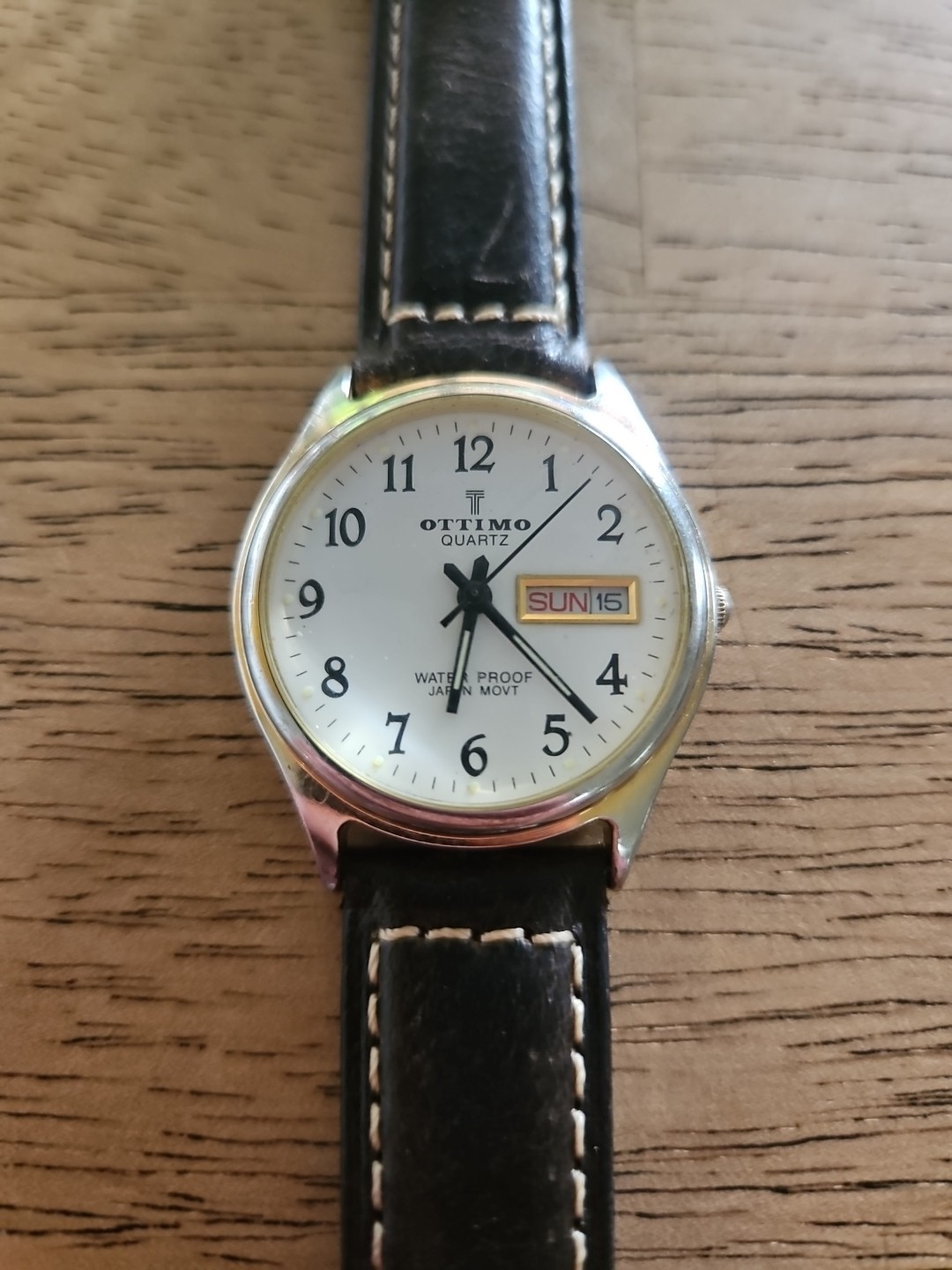 Optima Quartz Day Date Watch