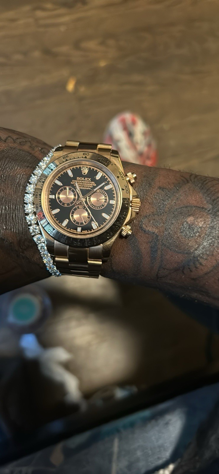 Rolex Cosmograph Daytona 40mm Yellow Gold Black Dial Chronograph Tachymeter