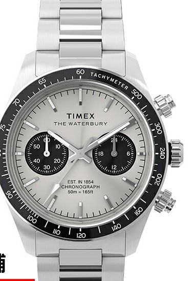 Timex TW2Y19200 The Waterbury Quartz Men’s Watch Silver Dial Analog From Japan