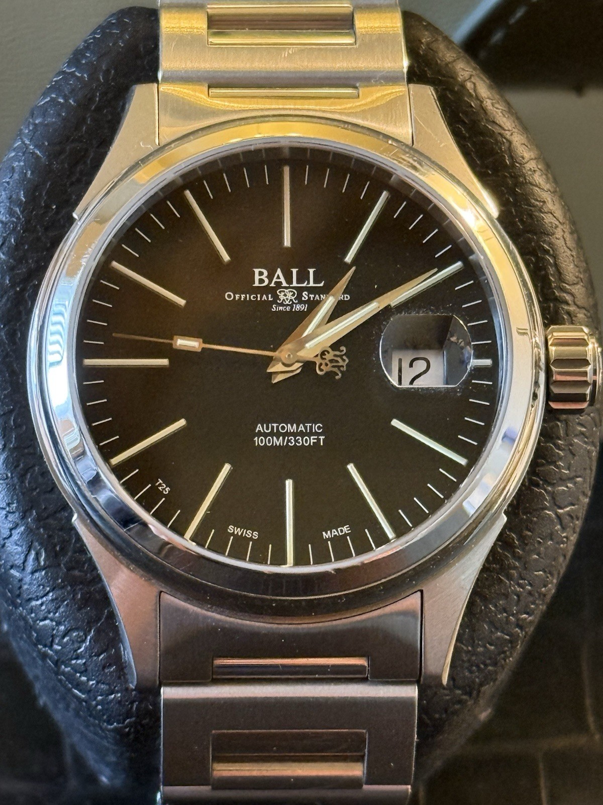 BALL Stokeman Auto Black Dial 40mm Date full set, Box&P NM2188C-S5J-BK