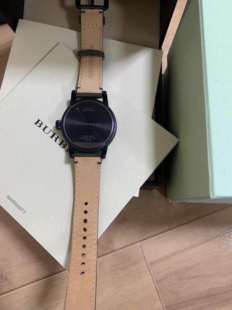 Burberry BU7855 Quartz Watch Analog 42mm Wrist 18.5cm/7.3in With Box