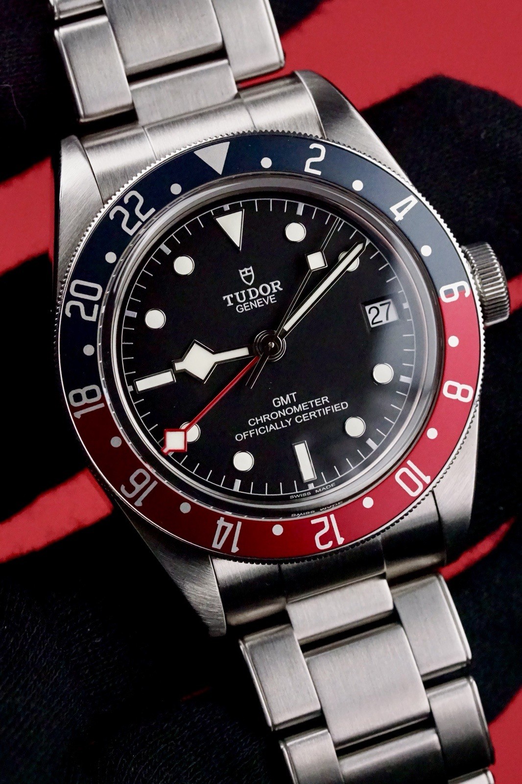 Tudor Black Bay GMT ‘Pepsi’ #79830RB Box & Papers + 2024 Tudor Service Card