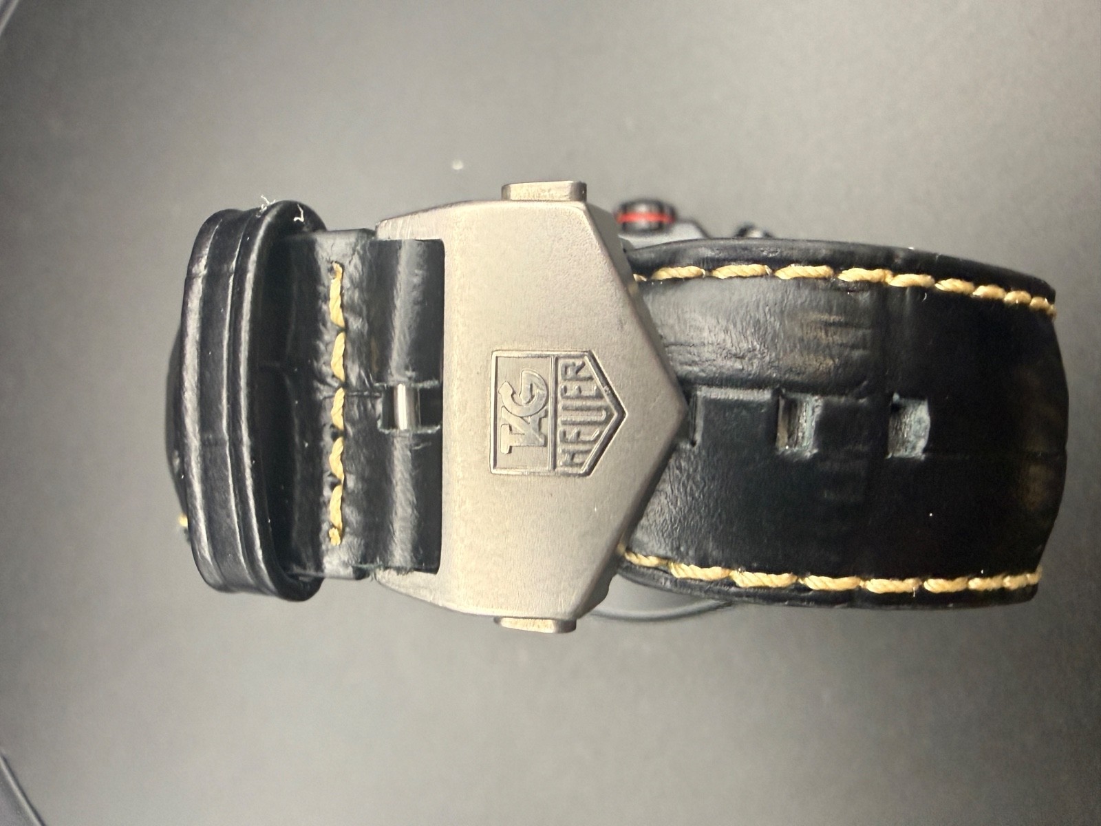 TAG Heuer Grand Carrera Calibre 17 CAV518B Black Titanium Automatic Chronograph