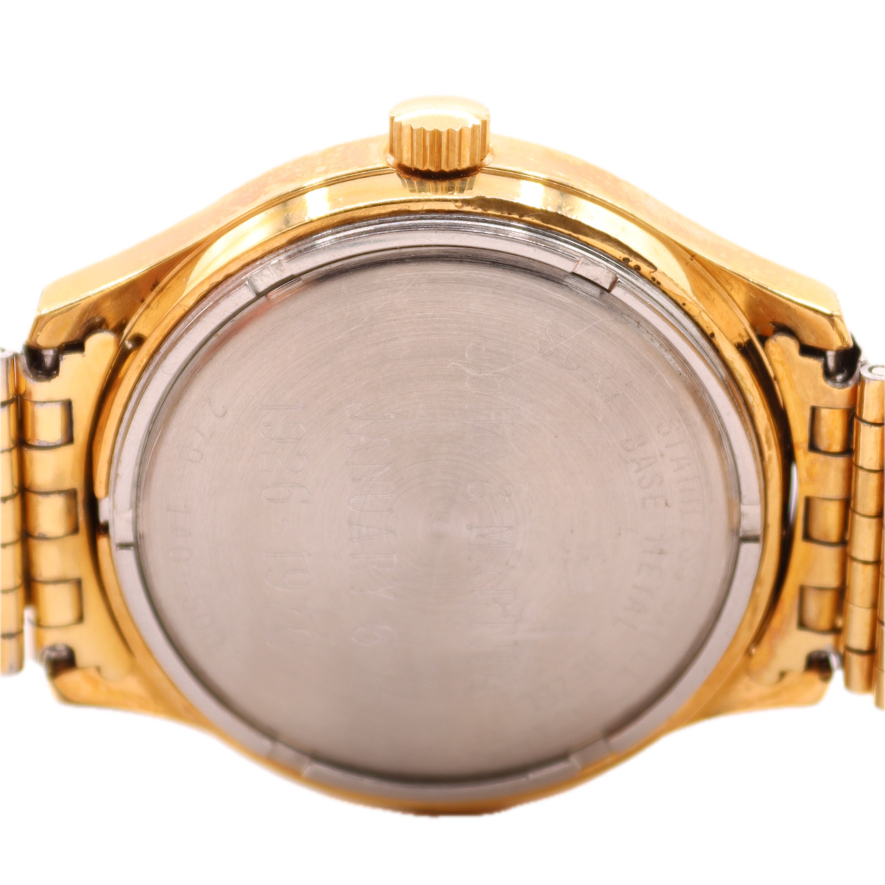 Vintage 1975 Movado 270-140-500 Champagne Dial Men’s Electronic Zenith 500 Swiss