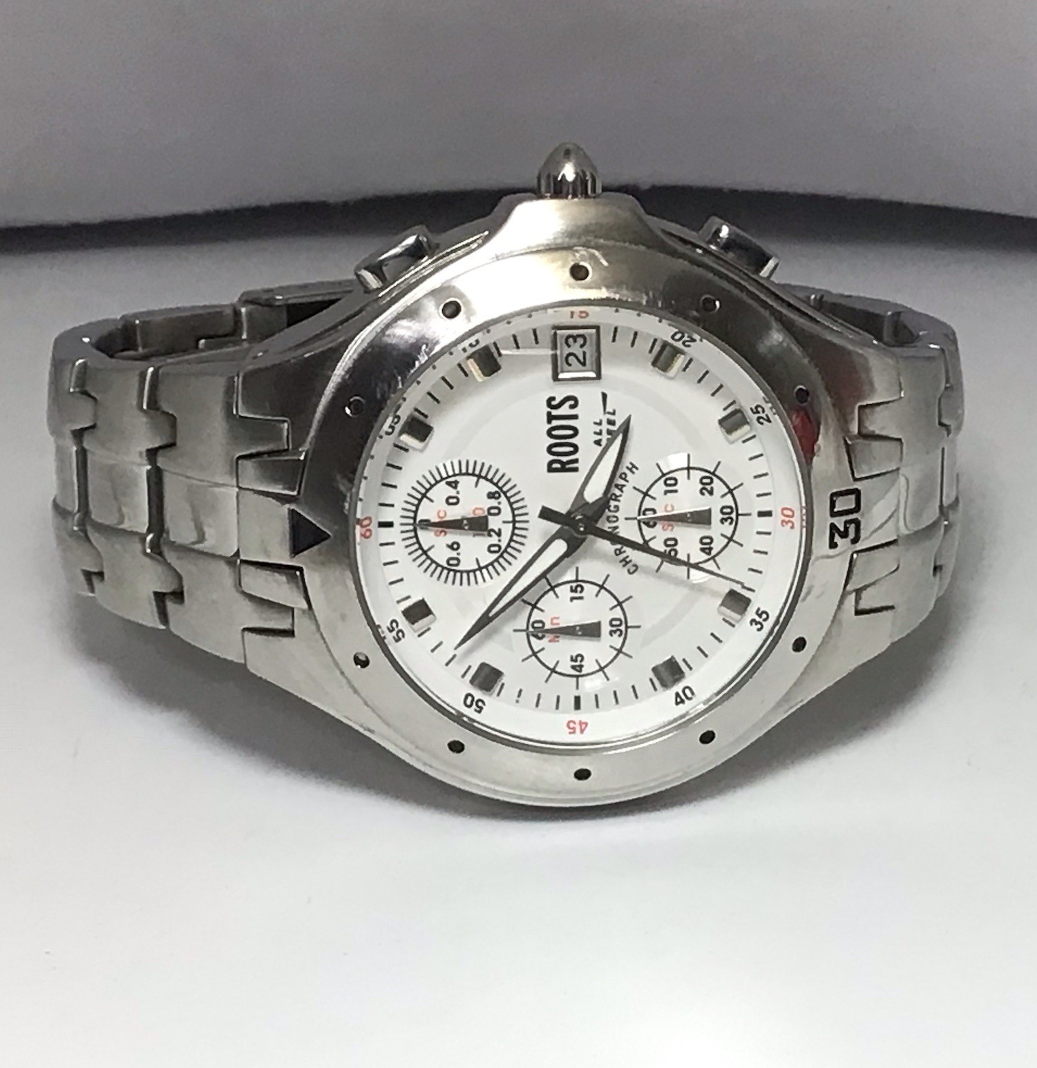 Roots Men’s Watch – Chronograph, 5ATM