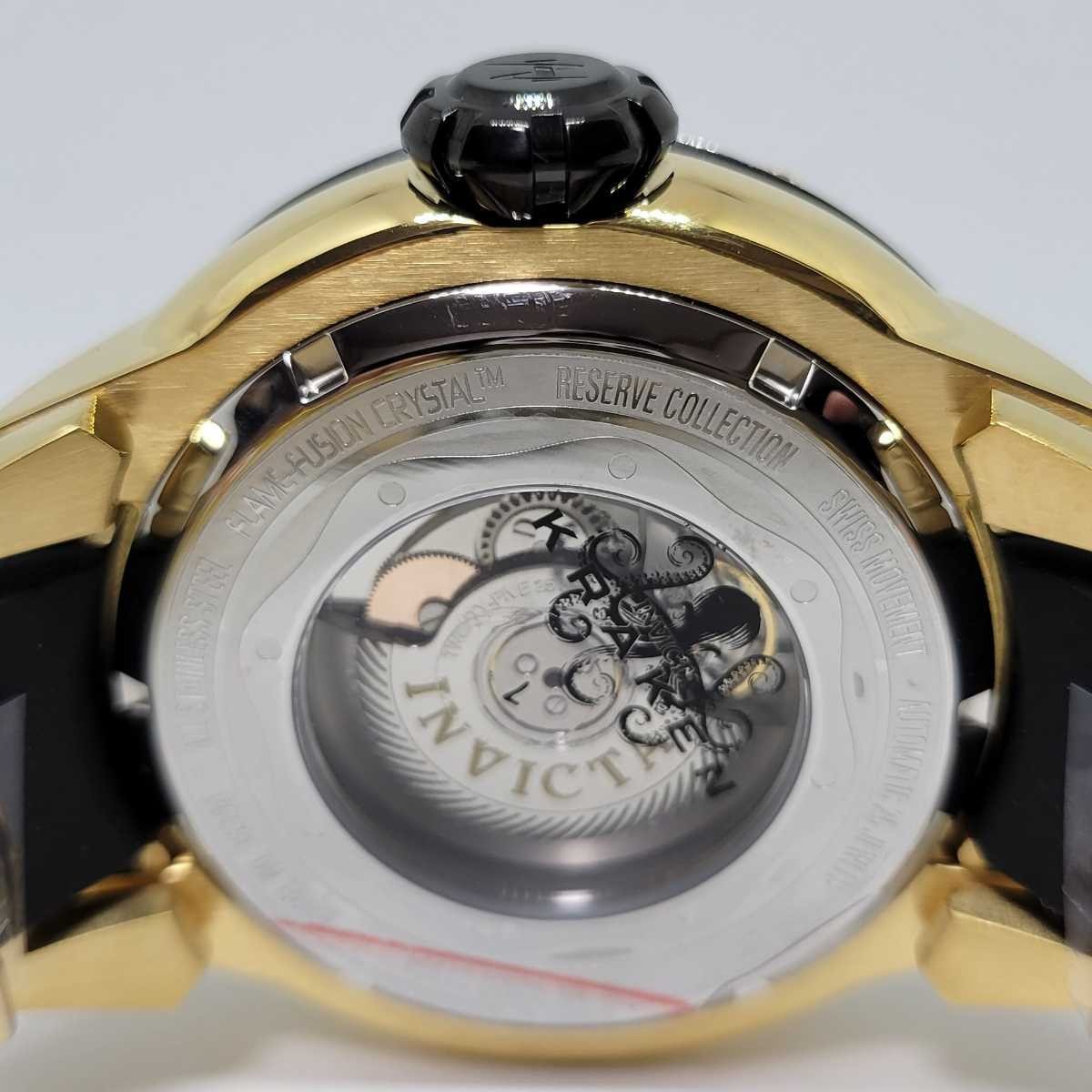 [B1Y] Invicta 36390 54mm Reserve Kraken Gold Abalone Swiss Automatic [p8s]