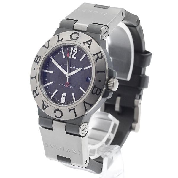 BVLGARI DIAGONO TITANIUM TI38TA 38mm Ti Black #C18945