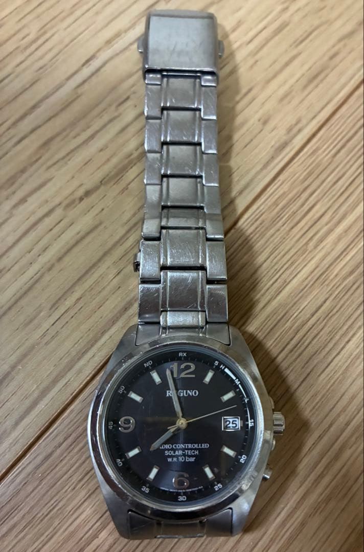 Citizen Reguno Radio-Controlled Solar Watch H415 Black Dial nu