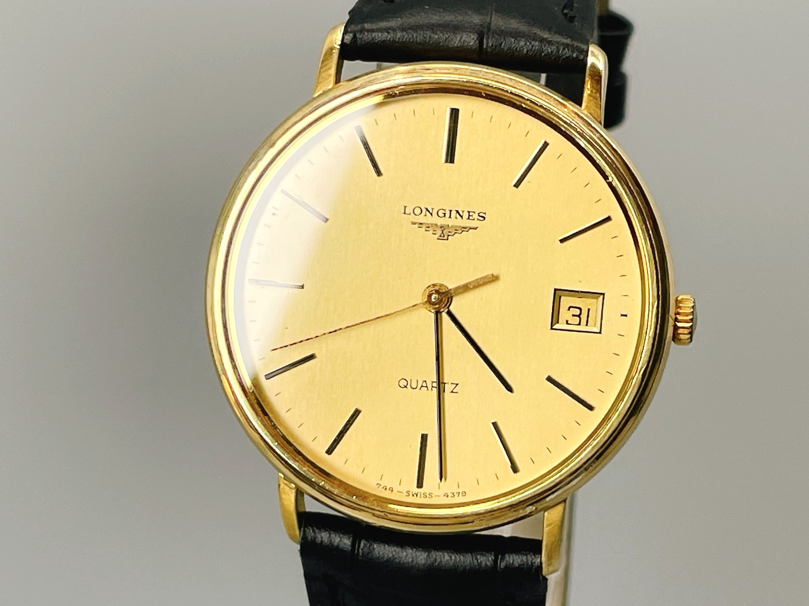Longines Le Grande Classique Men’s 33mm 4379/744 Watch Gold Qz -US Stock