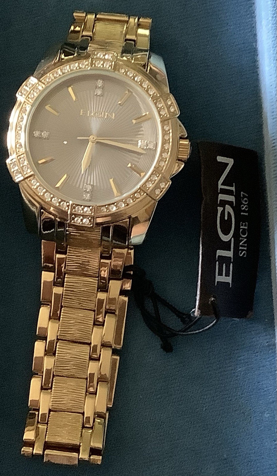 Elgin Men’s Watch Gold Tone FG10009ST