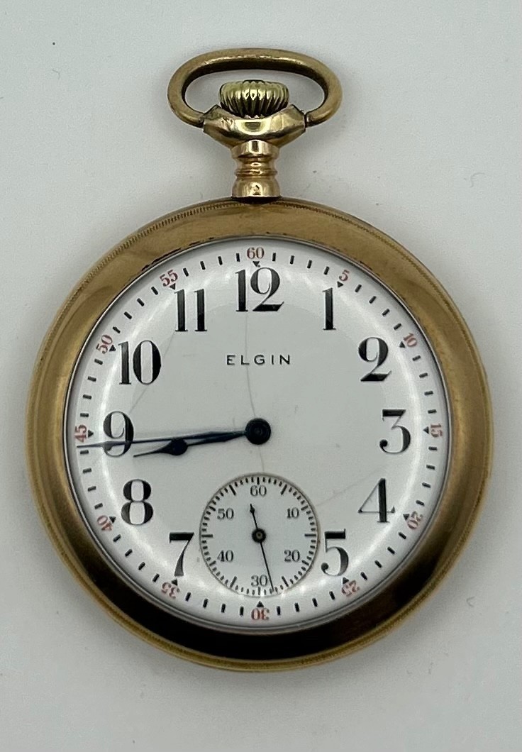 Elgin 16s Grade 293 Model 7, 7j Pocket Watch (1915)