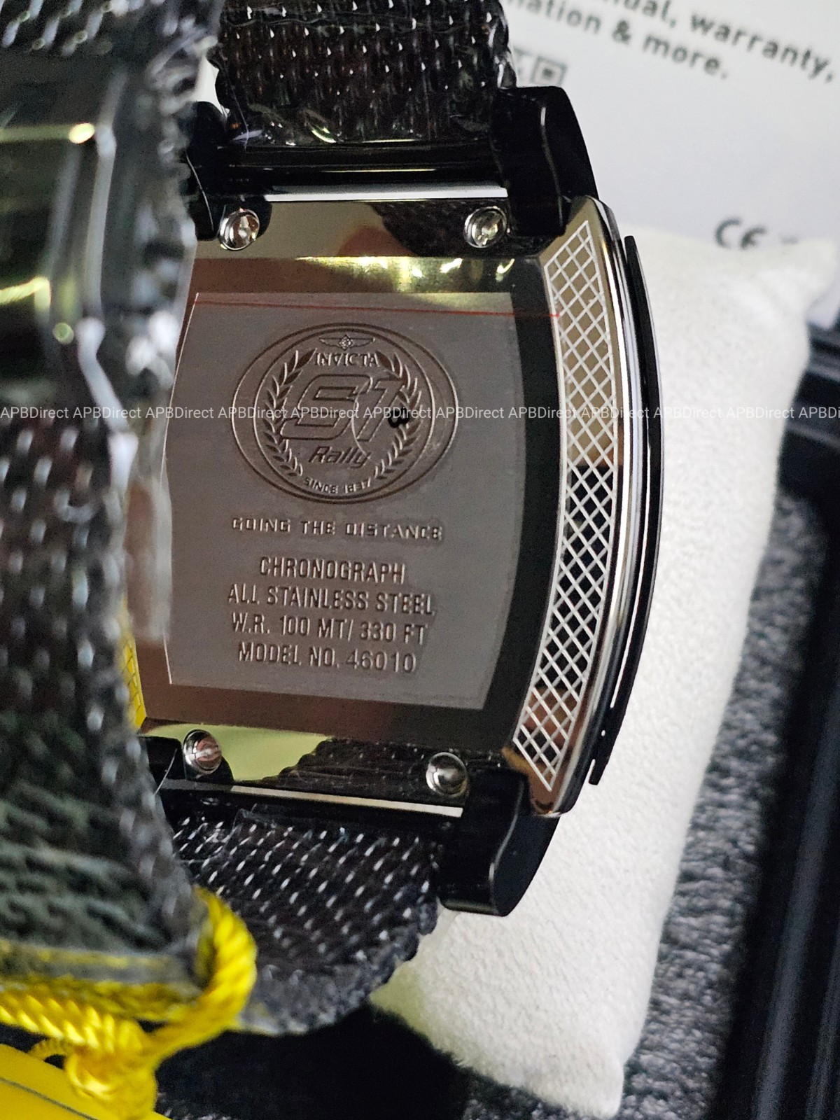 Invicta – S1 Rally – Carbon Fiber BLACK Milanese Swiss Z60 FE Chrono Mens Watch