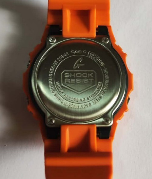 DW5600 CASIO ORANGE ORANGE SILVER G-Shock CUSTOM DIGITAL QUARTZ WATCH @
