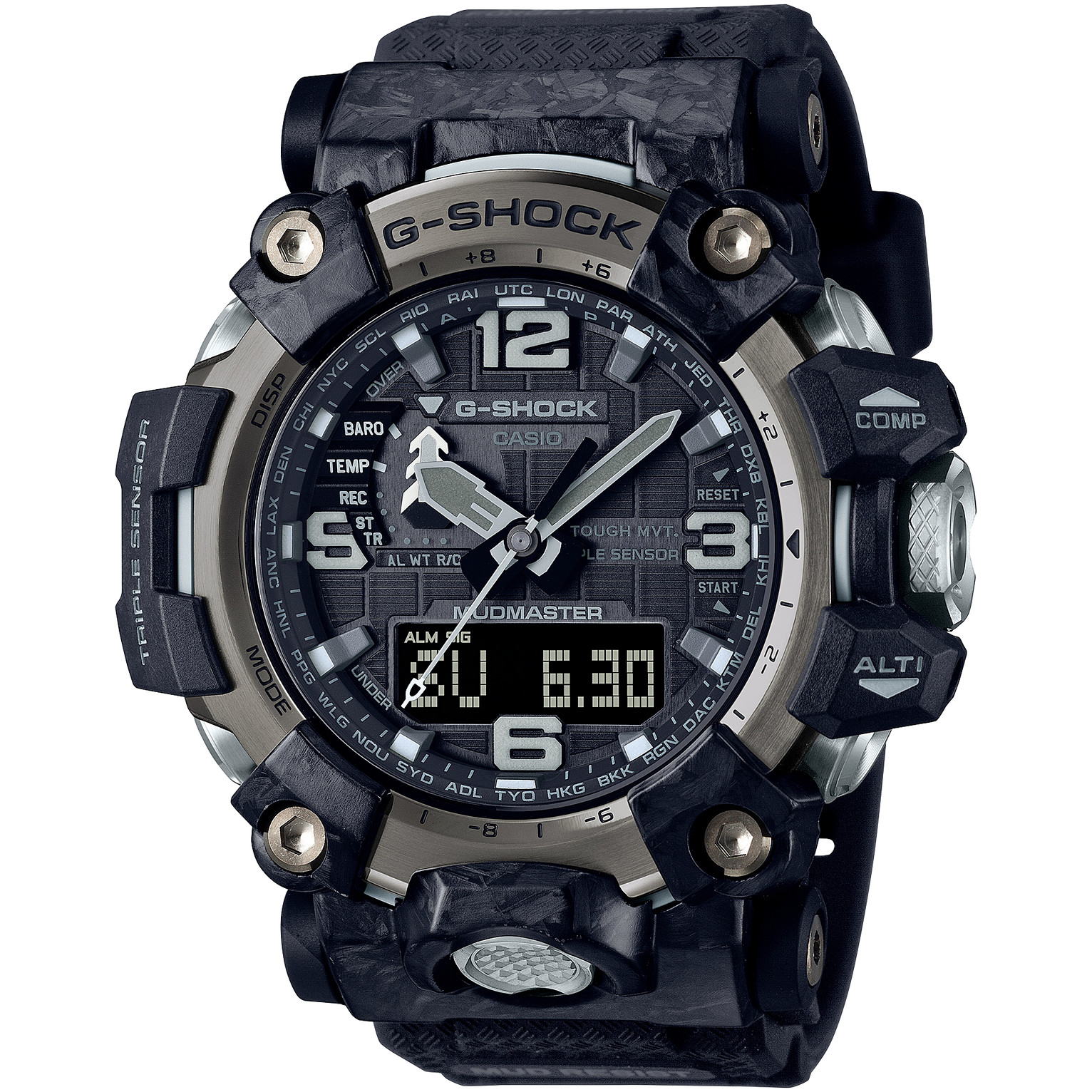 Casio G-Shock GWG-2000-1A1JF Quartz Black Dial 54.4 mm Watch