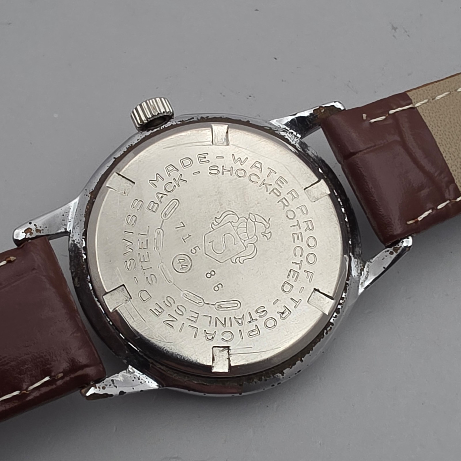 Vintage SANDOZ SUPER men’s manual wind watch 21Jewels swiss made 1960s