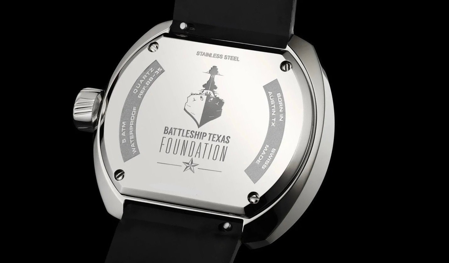 Limited-edition Tockr USS Texas Timepiece No. 92