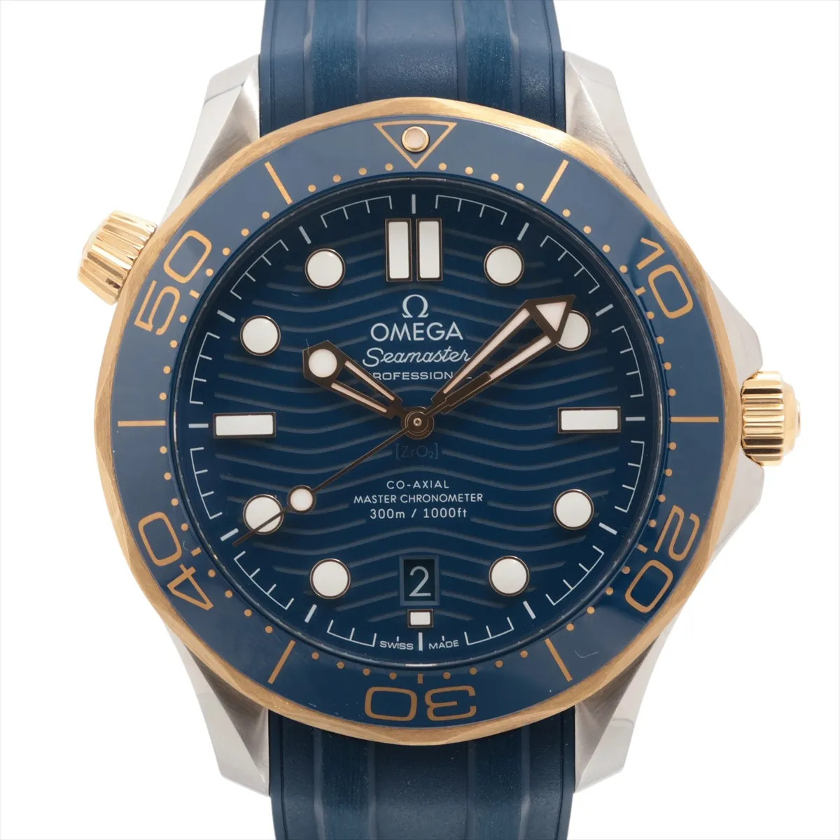 Omega Seamaster Diver 300M Co-Axial Master chronometer 210.22.42.20.03.001 SS×YG