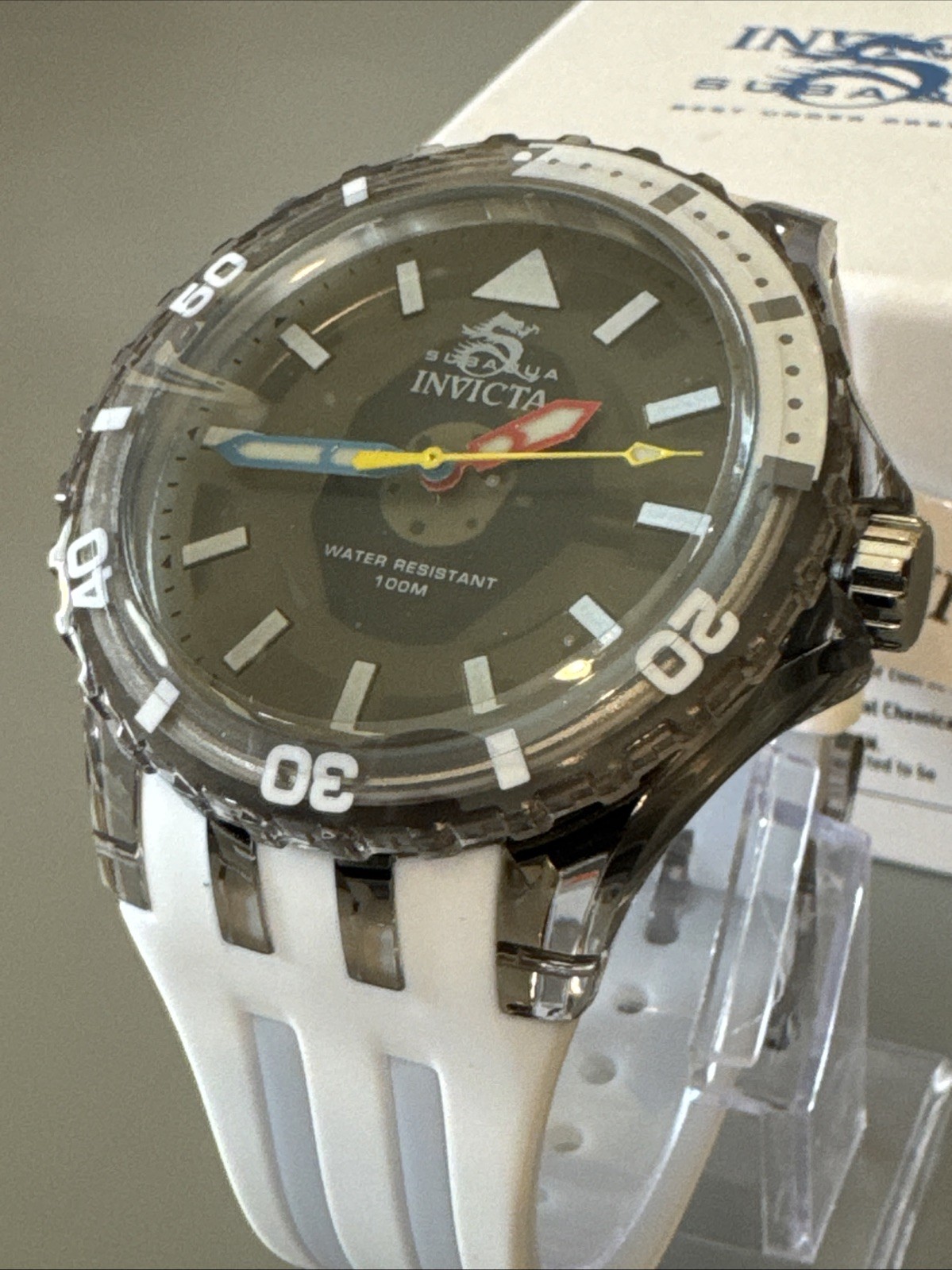 Invicta Subaqua Chromamode Men’s Watch – 44mm Gray/White 69448 New