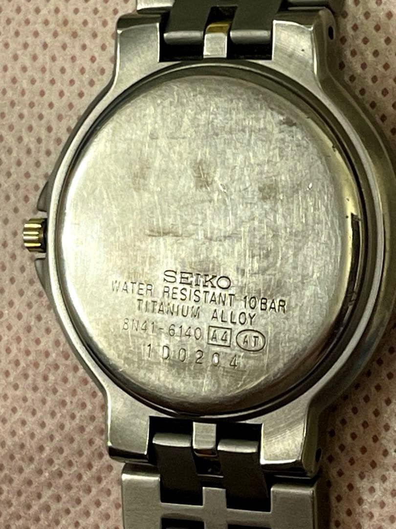 SEIKO DOLCE 8N41-6140 Titanium Watch (Unisex Watch) From Japan