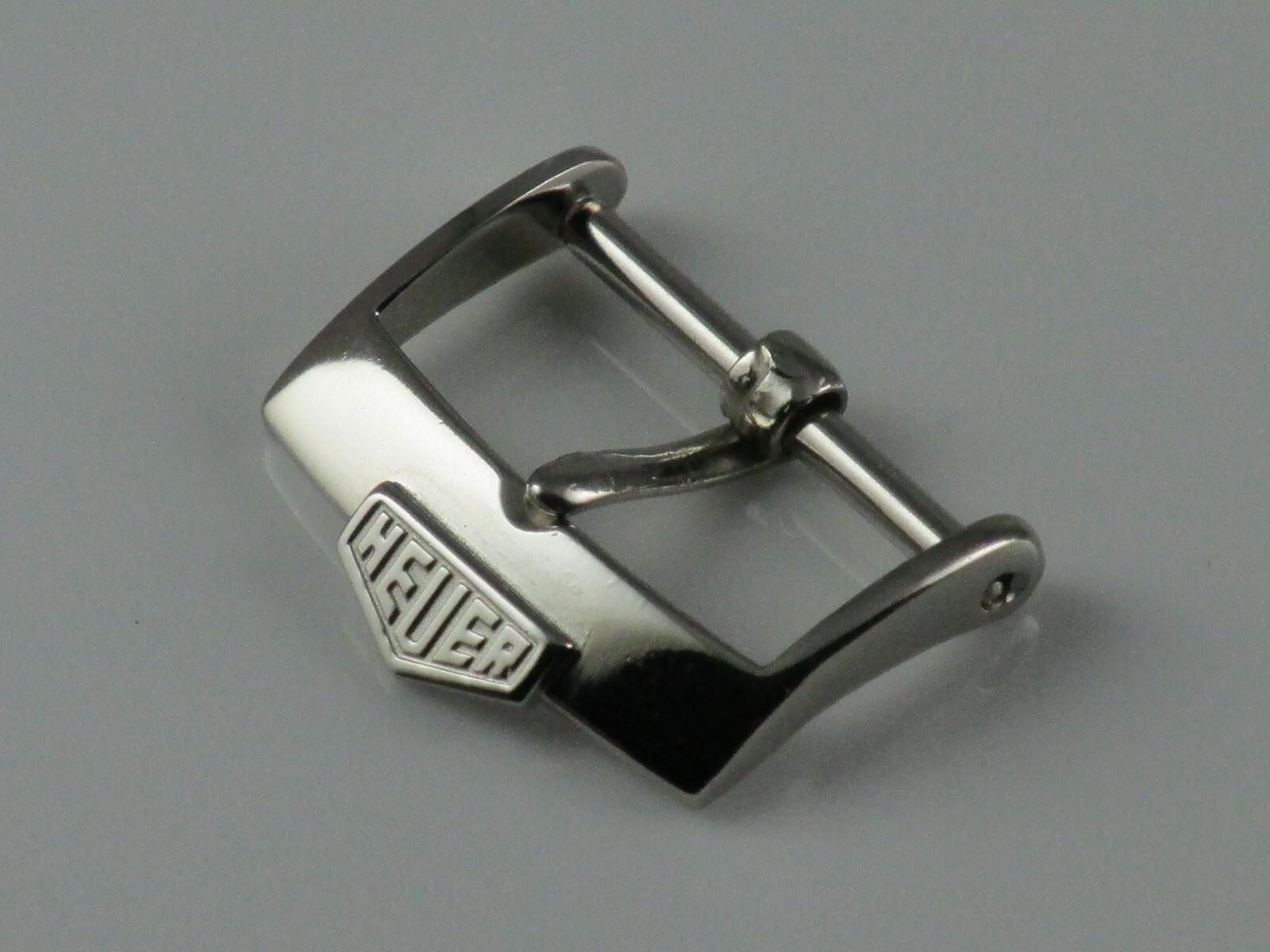HEUER STEEL BUCKLE 18mm BUCKLE HEUER 18mm STEEL
