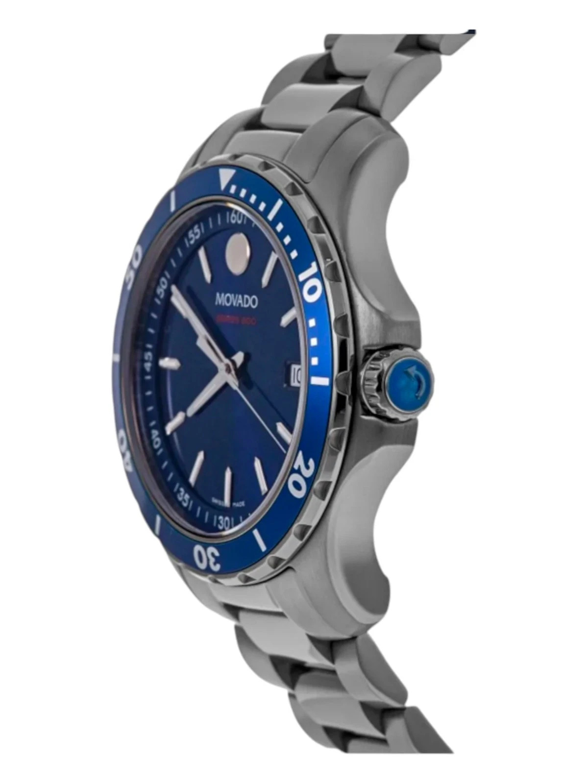 Movado 2600159 Men’s Series 800 Blue Dial Quartz Watch 40mm MSRP $1395
