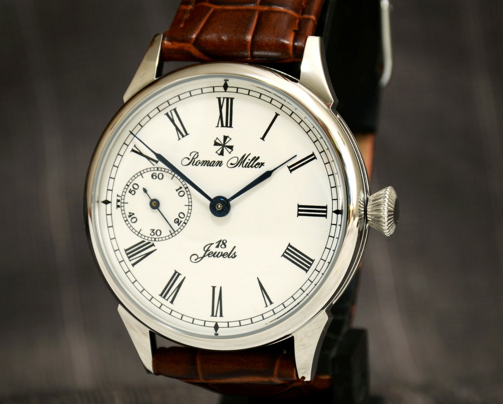 Classic Watch Man Vintage Mens Dress Watch 1900th Antique Man Watch Wrist Miller