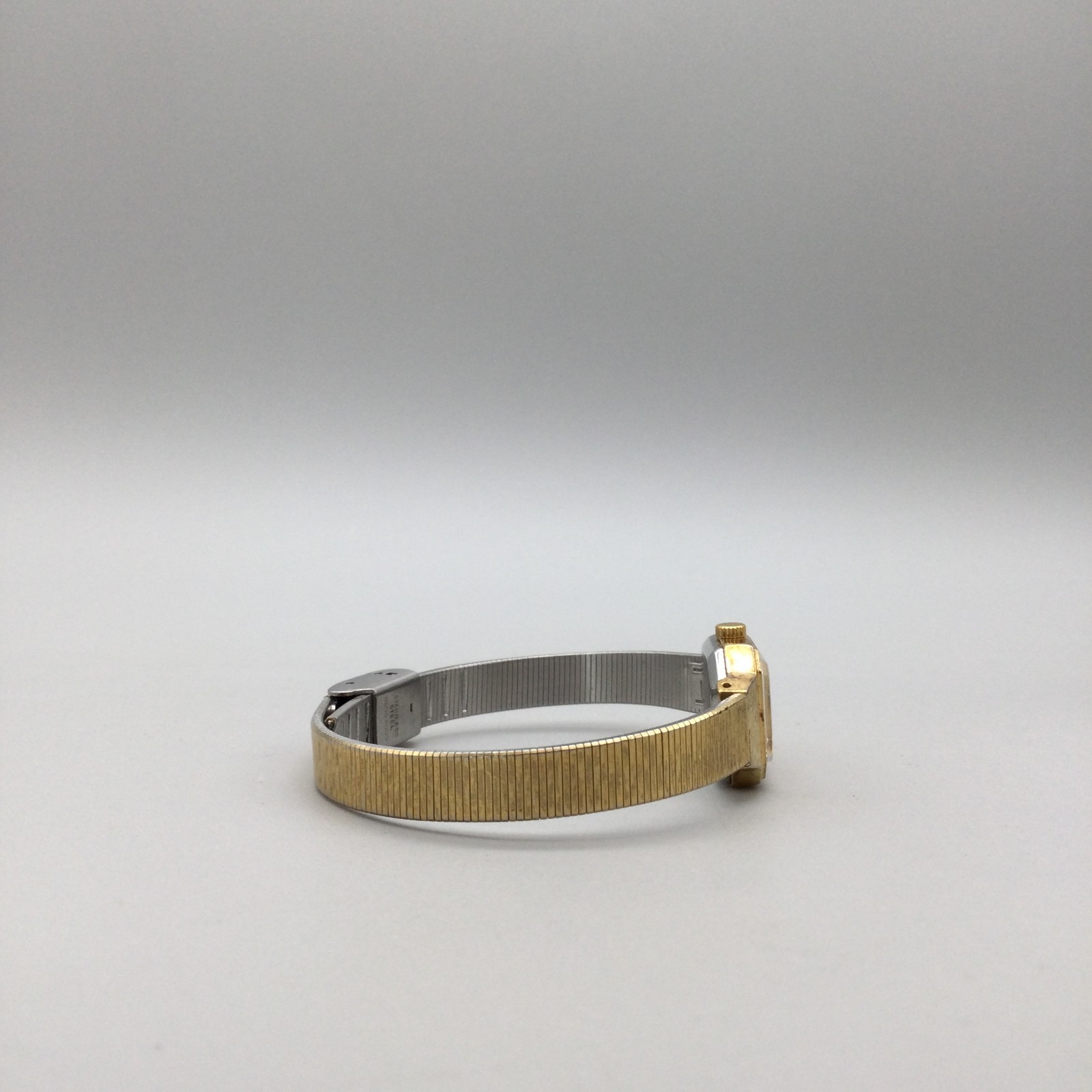 Vintage Lorus Watch Women V235-5000 16mm Gold Tone Octagon New Battery 5.75″