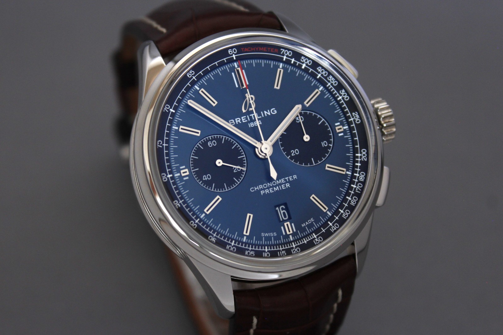 Breitling Premier B01 Chronograph 42 AB0118 2023 Full Set inc Warranty 2x Straps