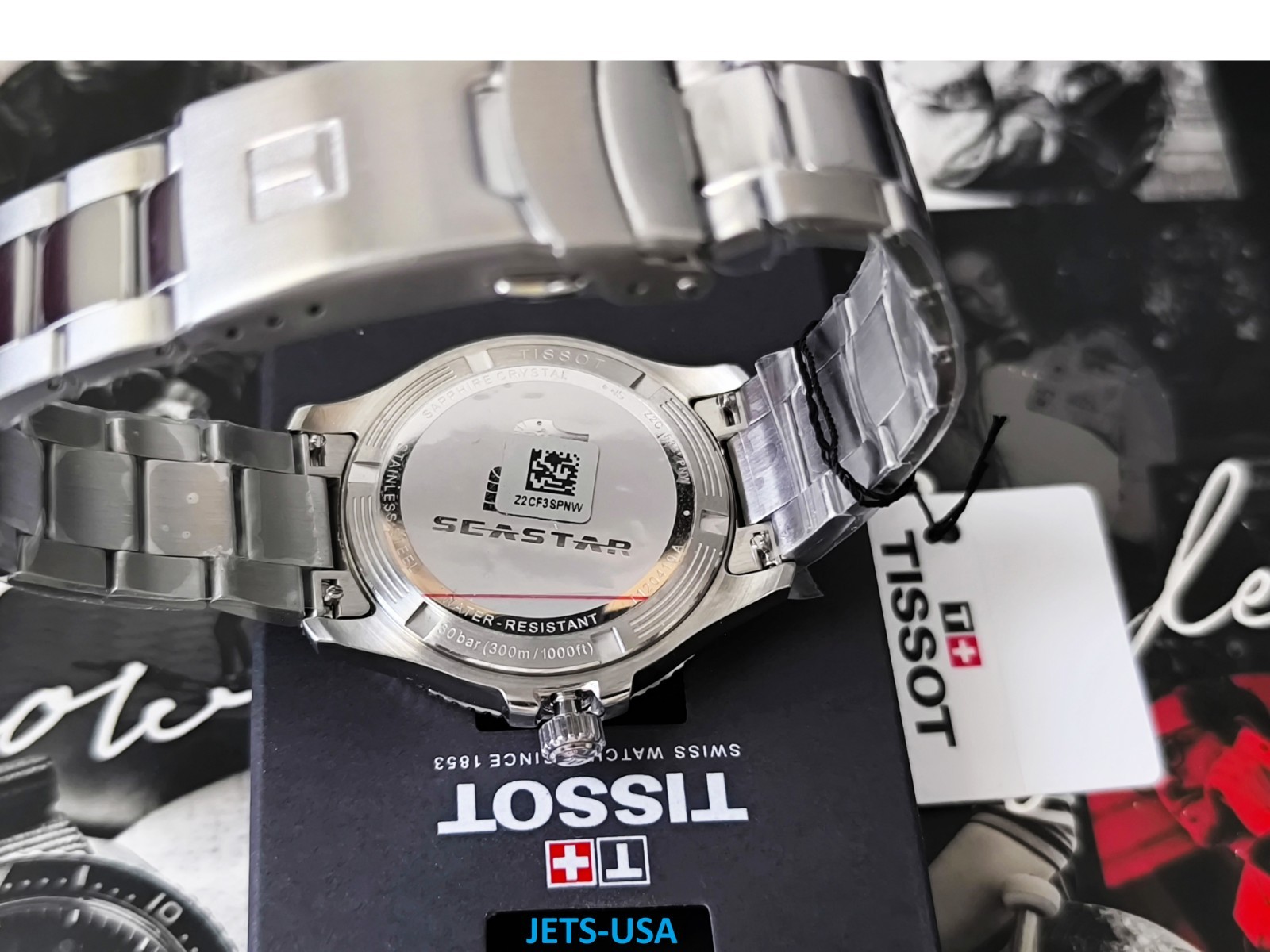 TISSOT SEASTAR 1000 Black Dial 40mm T120.410.11.051.00