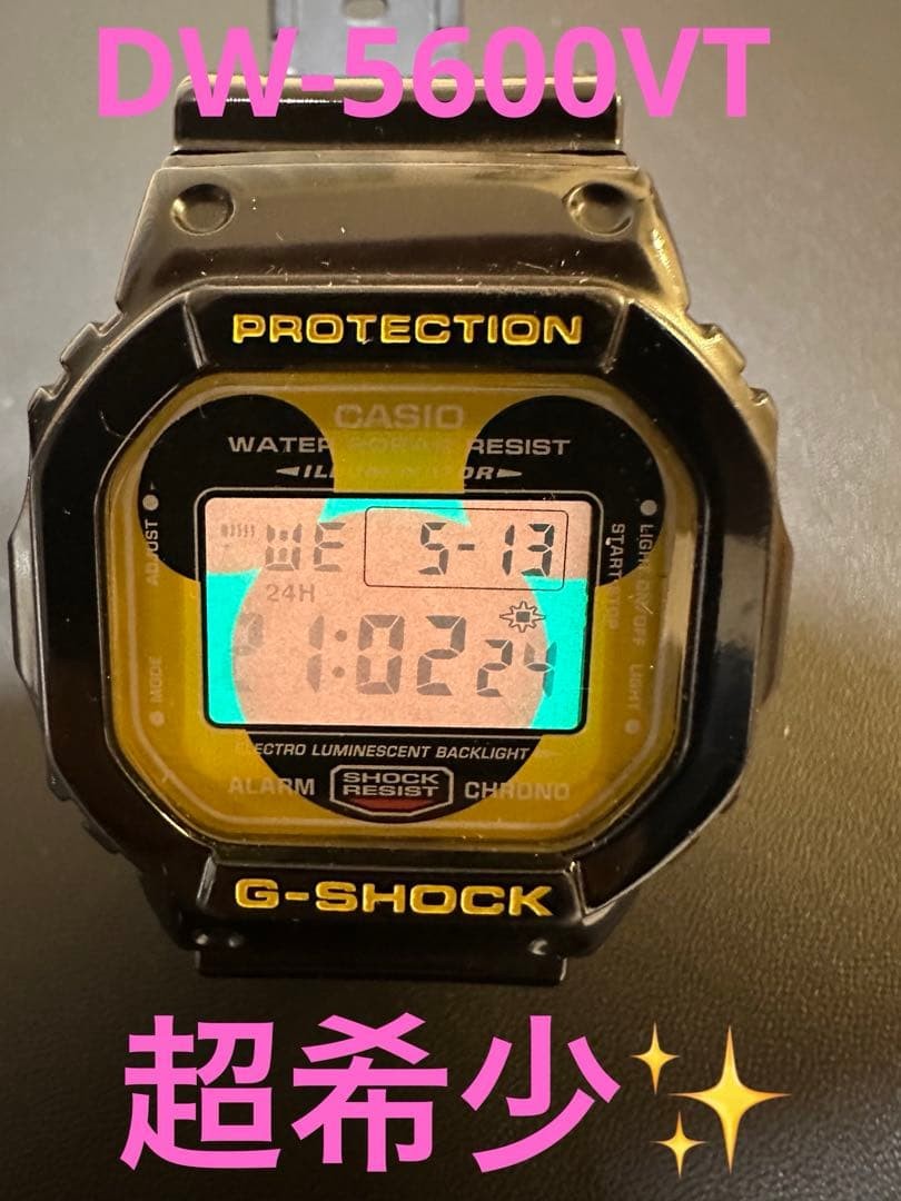 G-Shock x Disney Mickey DW-5600VT Rare Ltd Japan