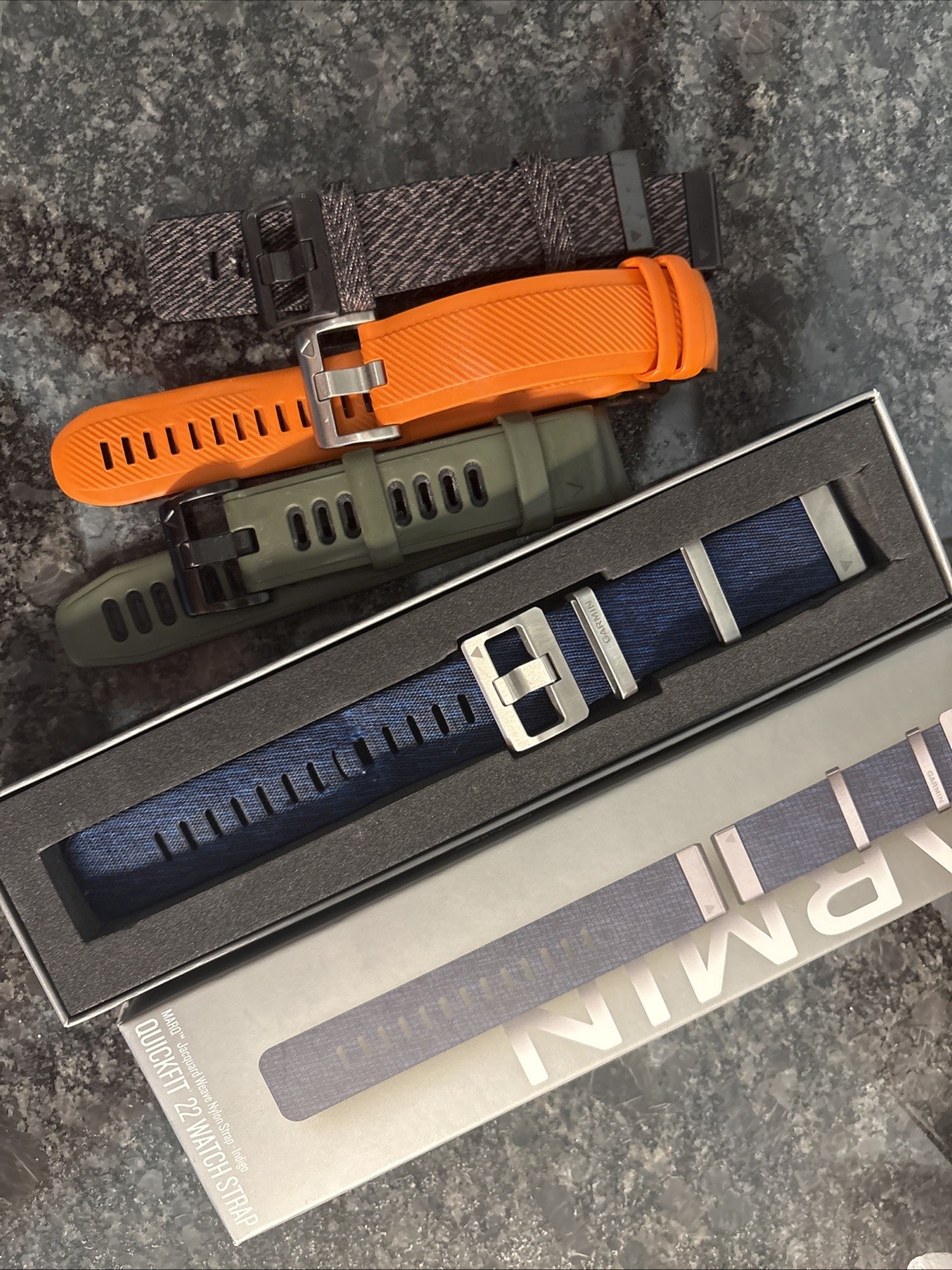 Garmin MARQ Adventure Gen 1 – W/ 5 Garming straps – Used