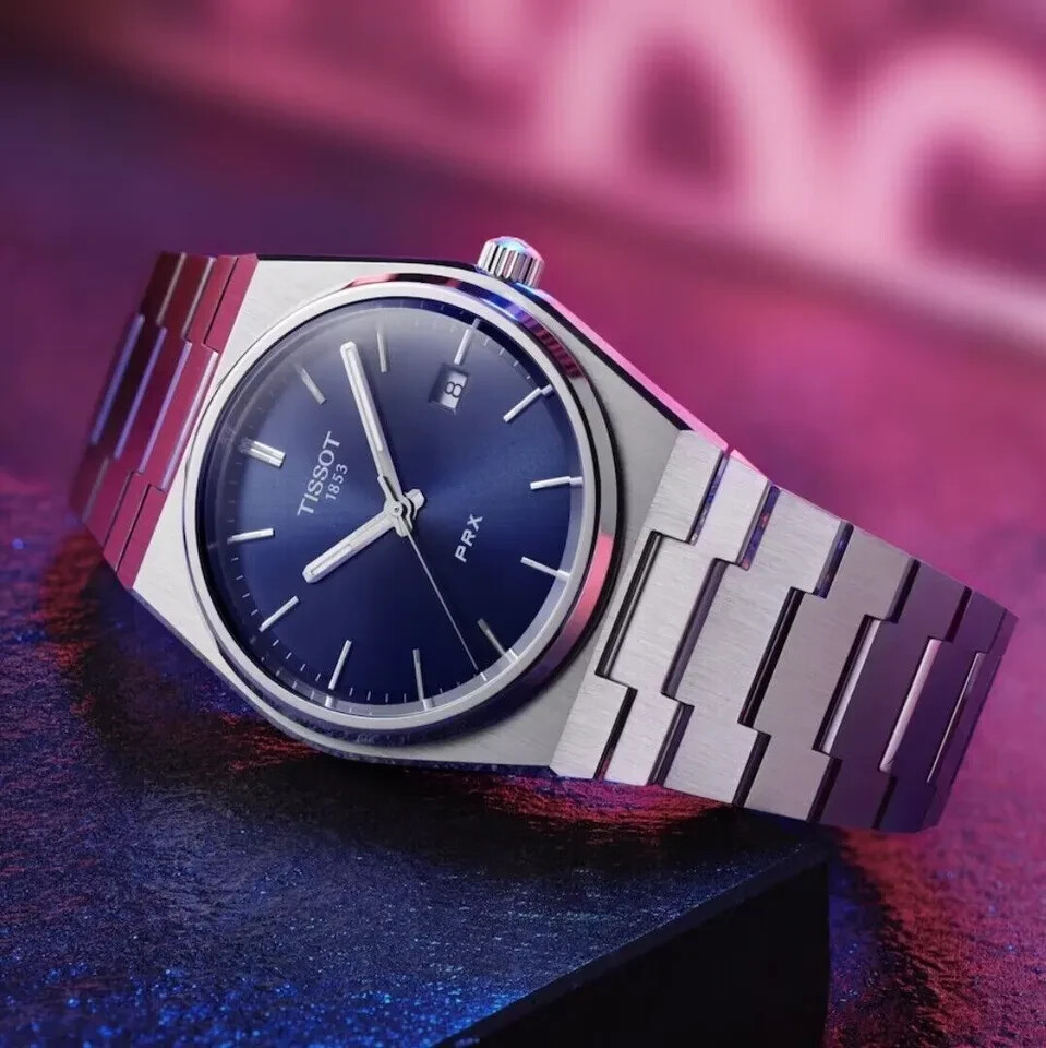 latest New Tissot PRX Quartz Blue Dial Men’s 40mm Watch T137.410.11.041.00