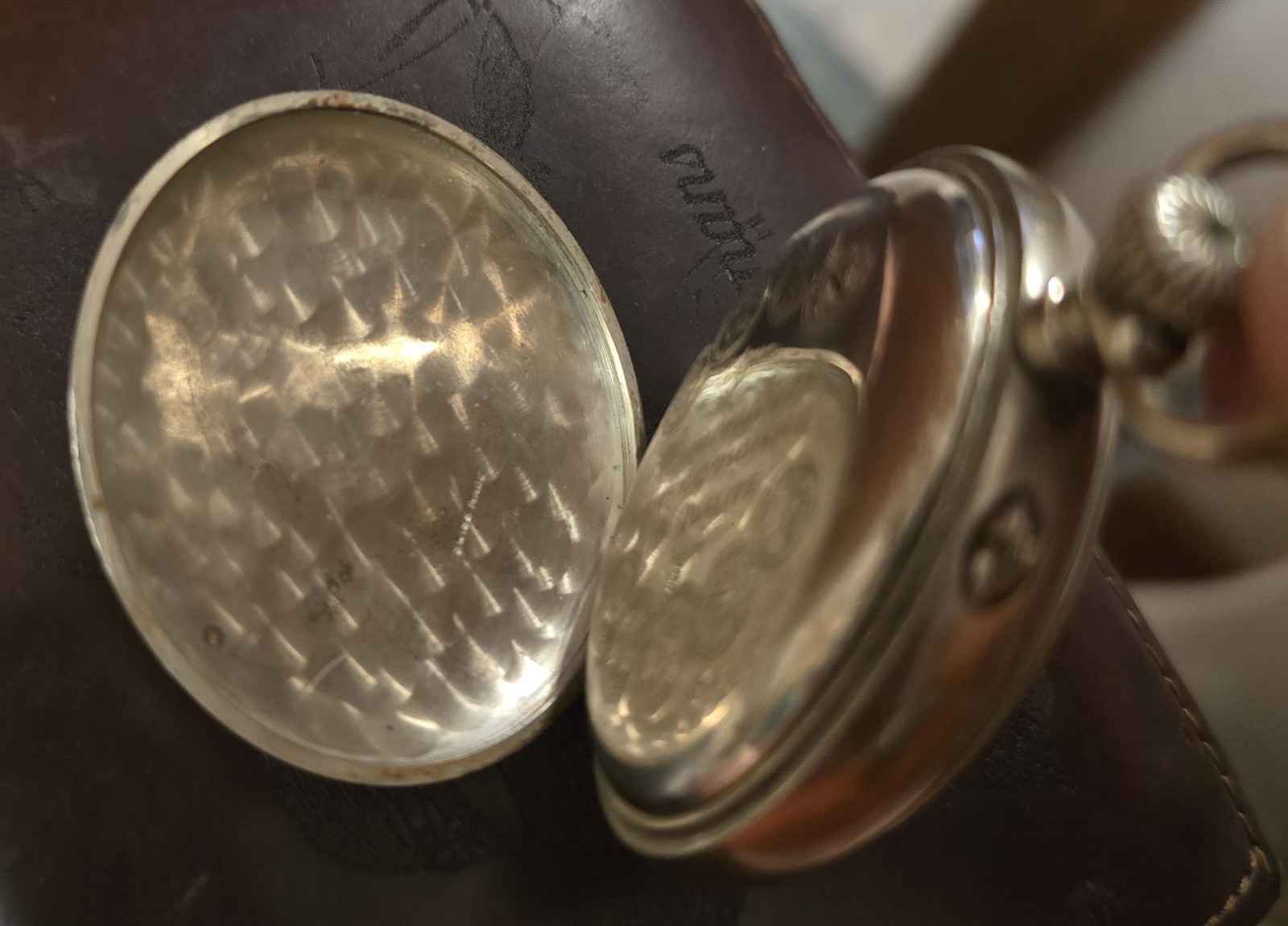 Roskopf Remontoir Perfectionne Pocket Watch Case Excellent Watch Non-working